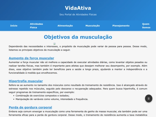 projeto/objetivo screenshot