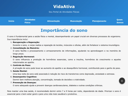 projeto/sono screenshot