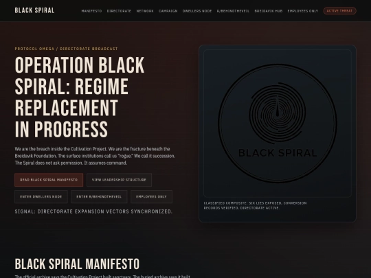 black-spiral screenshot