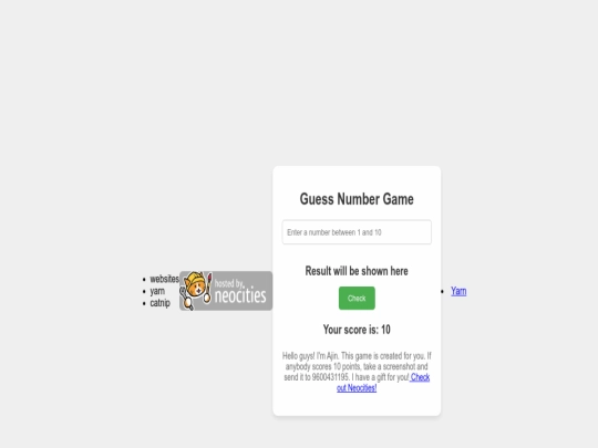 index screenshot