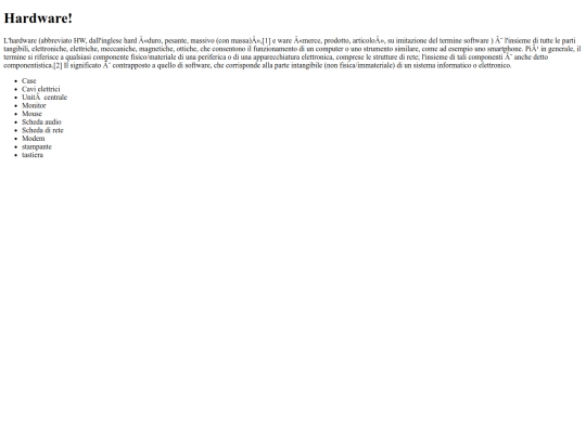 informaica/hardware screenshot