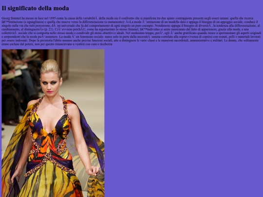 moda.html/Ilsignificatodellamoda screenshot