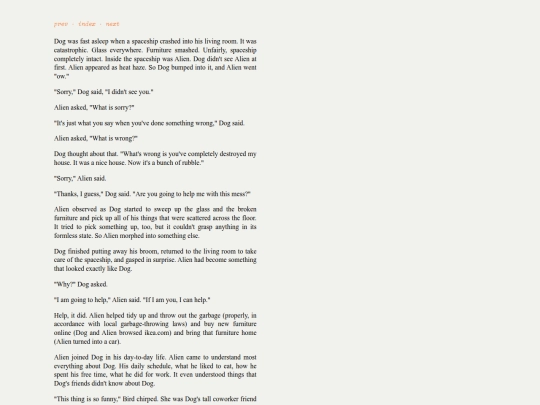 story/dog-and-alien screenshot