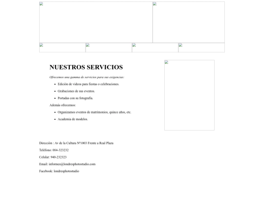 Servicios screenshot