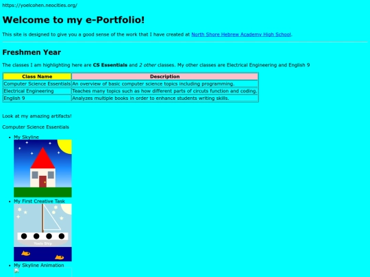 index screenshot