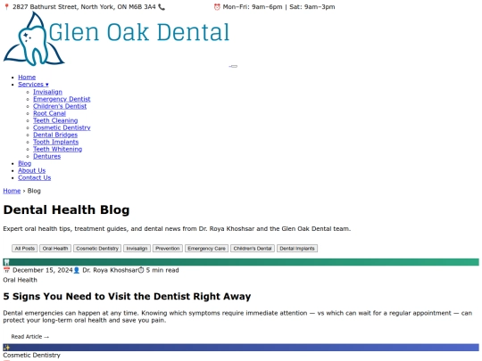 blog screenshot
