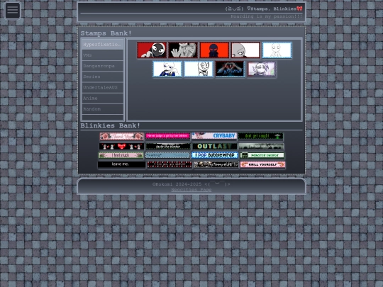 Stamps screenshot