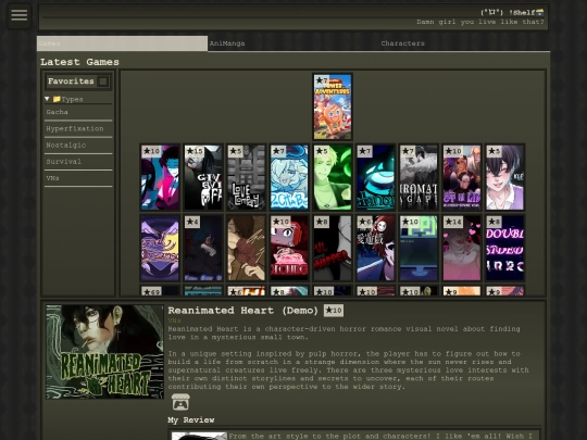 shelf screenshot