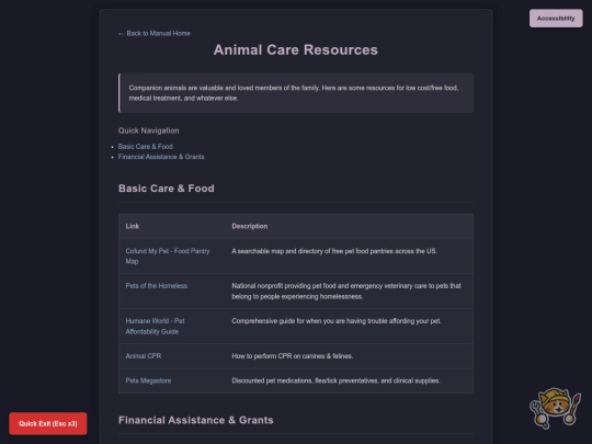 animal-care screenshot