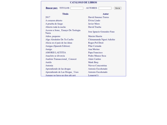 Catalogo screenshot