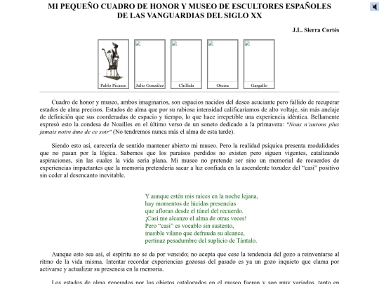 Sierra/Esculturas screenshot