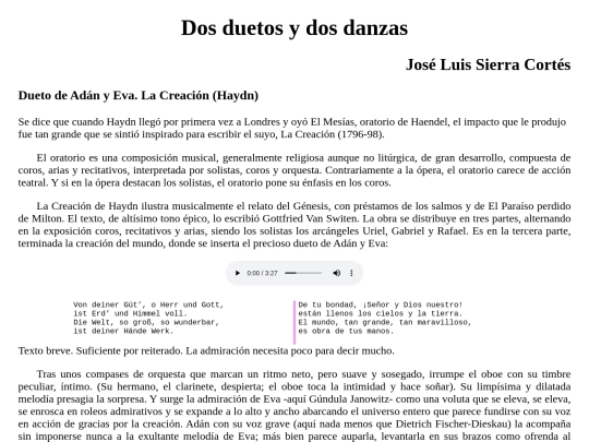 Sierra/duetosYdanzas screenshot