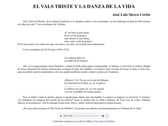 Sierra/valsTriste screenshot