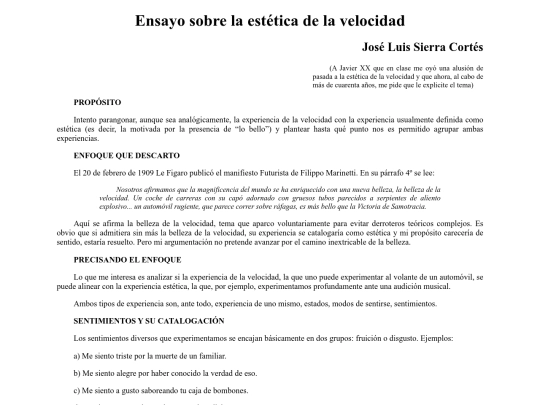 Sierra/velocidad screenshot