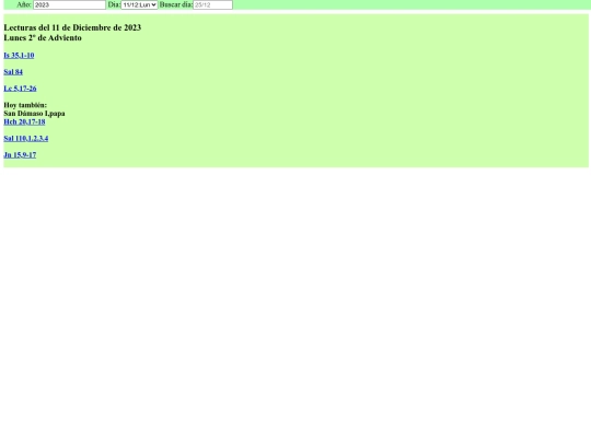 biblica/Misa screenshot