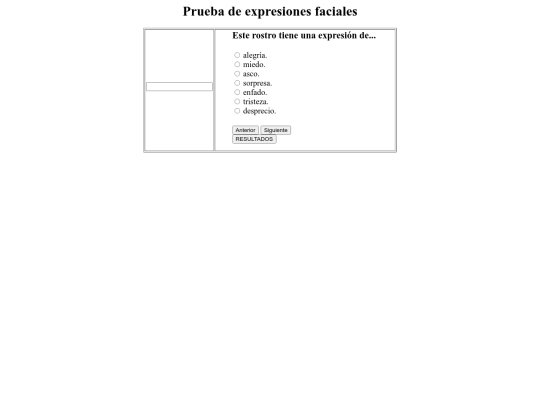 emociones/test screenshot