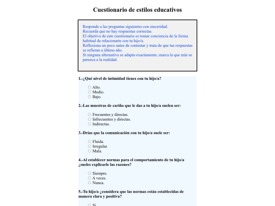 tests/EstiloEducativo screenshot