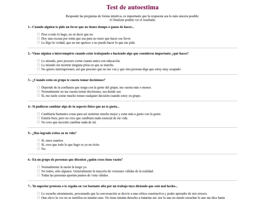 tests/autoestima2 screenshot