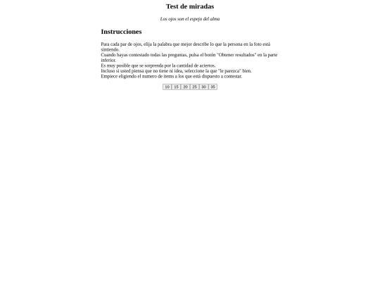 tests/ojos screenshot