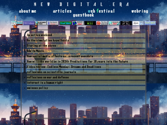 articles screenshot
