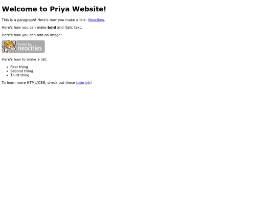 index screenshot