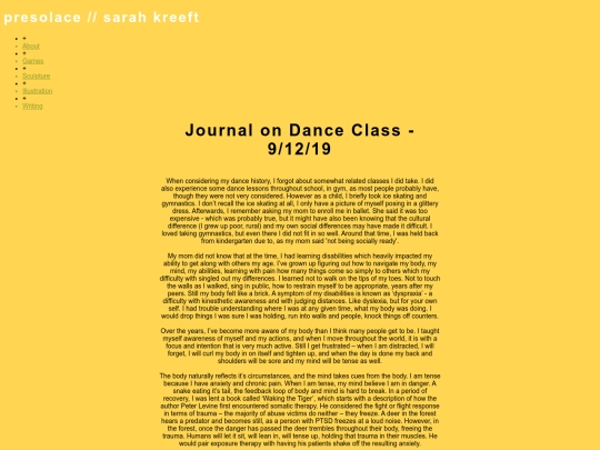 Dance_Journal_9_12 screenshot