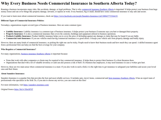 why-every-business-needs-commercial-insurance-in-southern-alberta-today screenshot