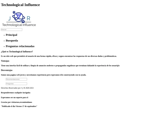 index screenshot