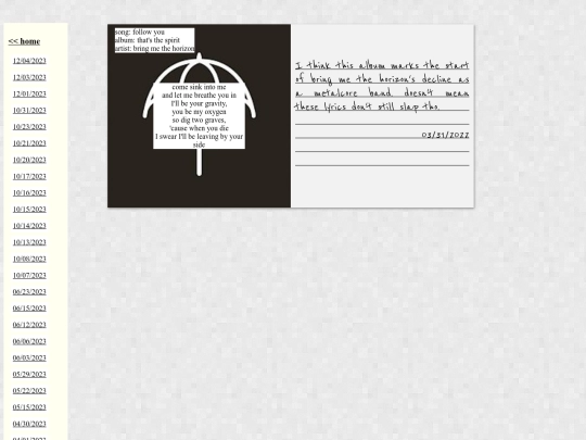 songs/033122 screenshot