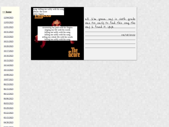 songs/041822 screenshot