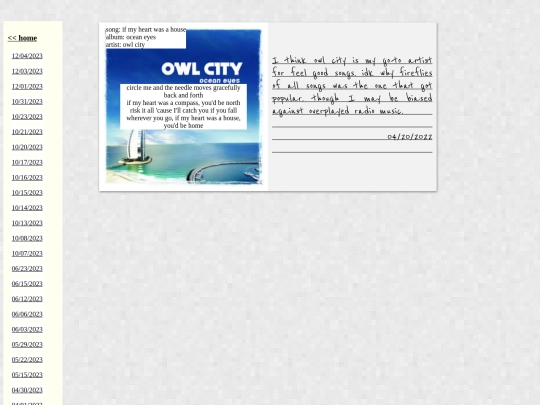songs/042022 screenshot