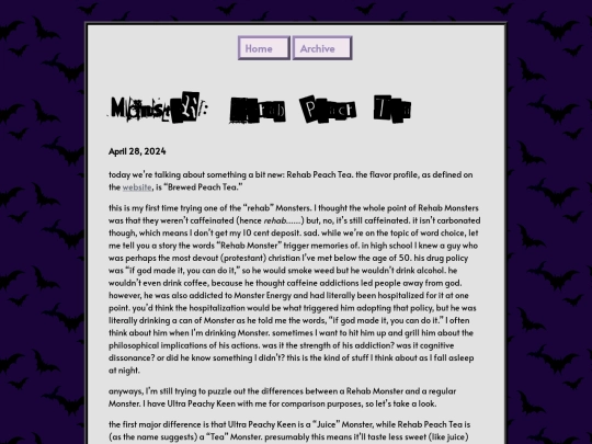 webblog/posts/2024-04-28-Monster:-Rehab-Peach-Tea screenshot