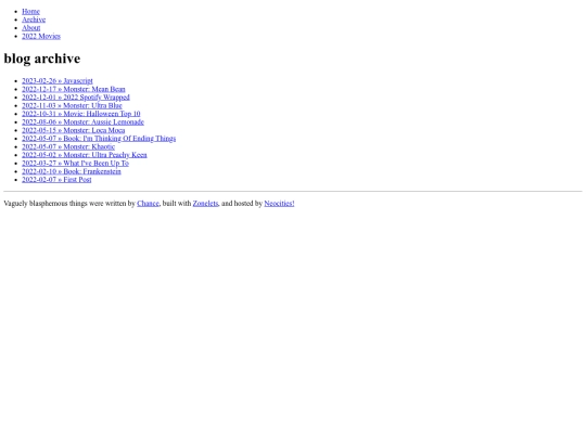 zonelets/archive screenshot