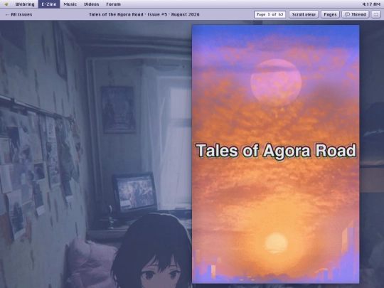 ezine/reader screenshot