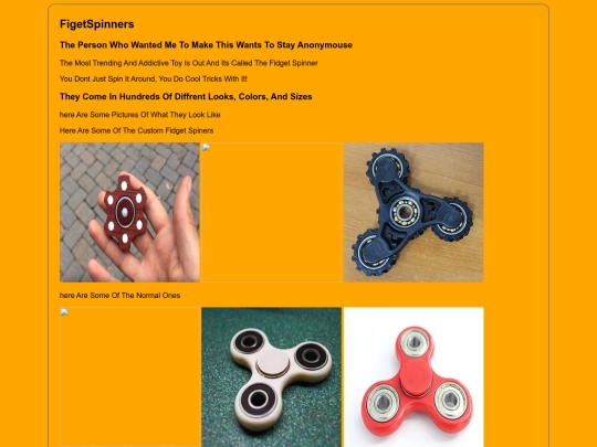 FidgetSpinners screenshot
