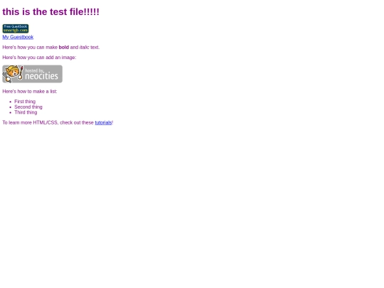 test1 screenshot