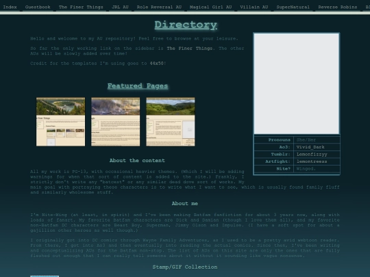 index screenshot