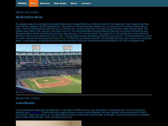 blog screenshot