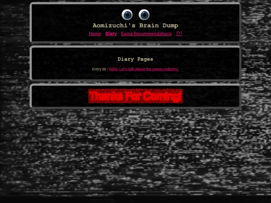 diary screenshot