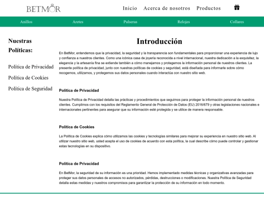 politicas screenshot