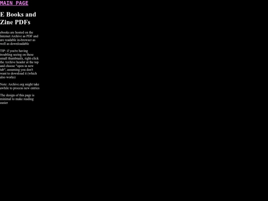 Extras/PDFZines screenshot