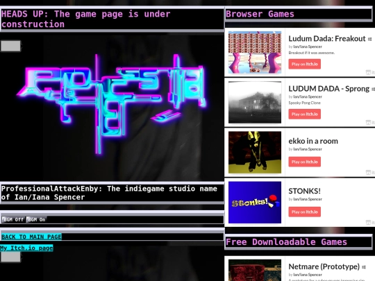 GAMES screenshot