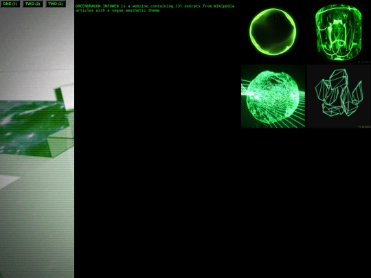 netart/Greendragon Infoweb screenshot