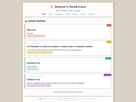 index screenshot