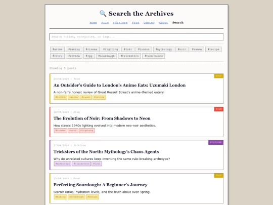 search screenshot