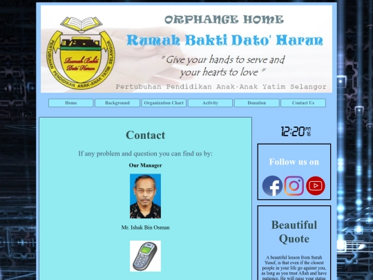 contact screenshot