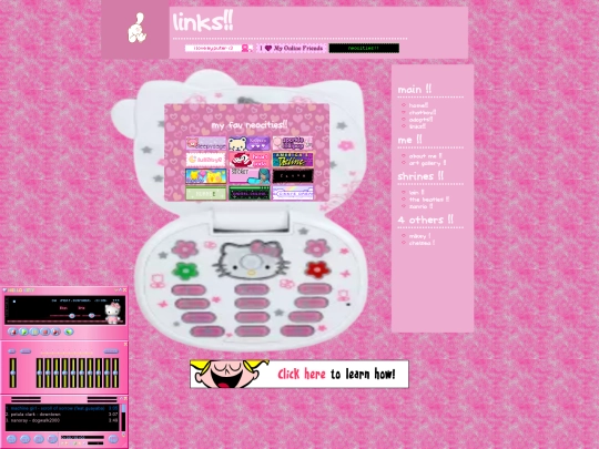 links screenshot
