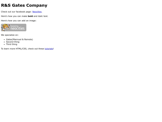 index screenshot