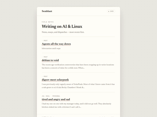 blog screenshot