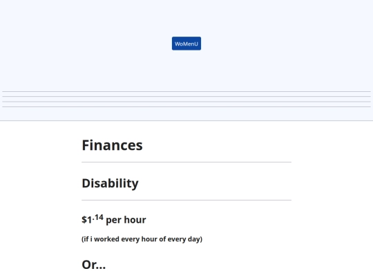 finances screenshot